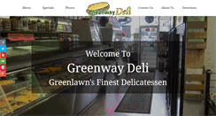 Desktop Screenshot of greenwaydeli.com